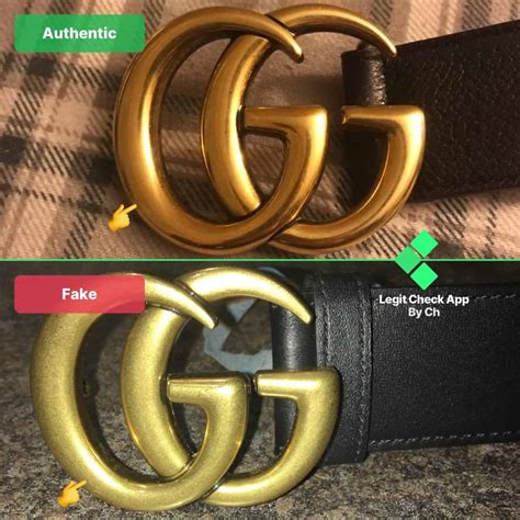 can you tell fake gucci belts from real